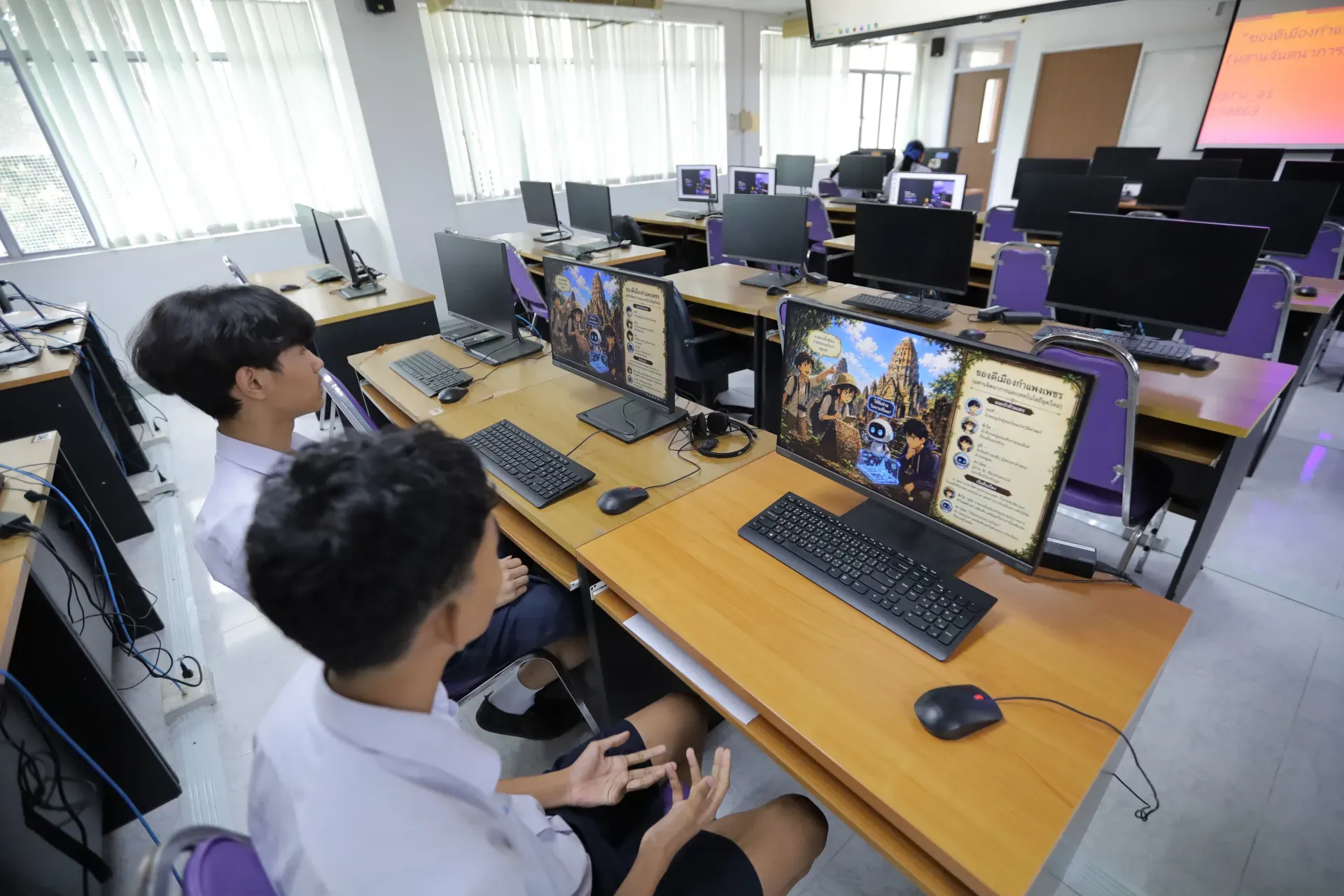 1. ภาพบรรยากาศ นิทรรศการวิชาการ สำนักวิทยบริการและเทคโนโลยีสารสนเทศ ประจำปี 2569
